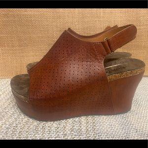 Platform Wedge Sandals by Pierre Dumas